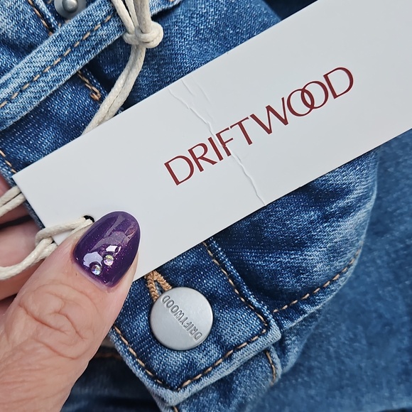 Driftwood Lace Up Jeans Women Size 32 NWT - Picture 10 of 11